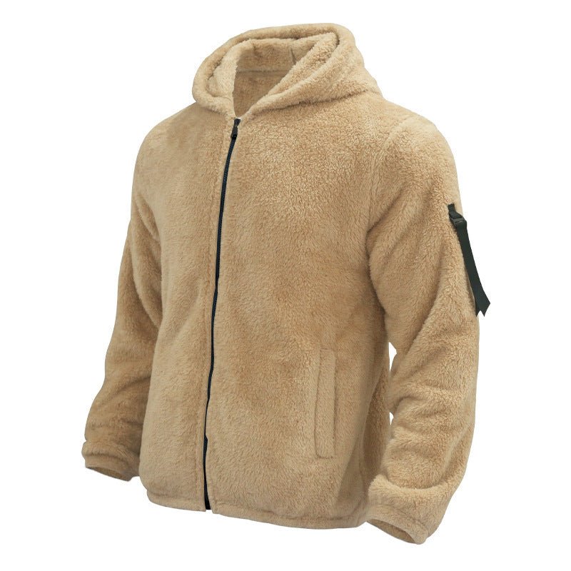 Fleece Hoodie | Warm | Zip-Up | Teddy Hoodie | Men's Fleece Jacket-Sweatshirts & Hoodies-Chaps London-Chaps London