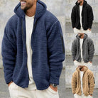 Fleece Jacket | Hooded | Full Zip | Teddy Jacket | Men's Jacket-Men Jackets-Chaps London-Chaps London