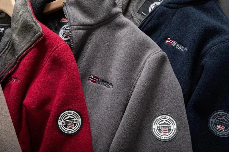 Fleece Jacket | Warm | Pockets | Fleece Zip-Up Jacket | Men's Winter Clothes-Chaps London-Chaps London