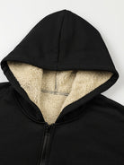 Fleece Lined Hoodie - Warm - Winter - Zip-Up Hoodie - Men's Hoodie-Chaps London-Chaps London
