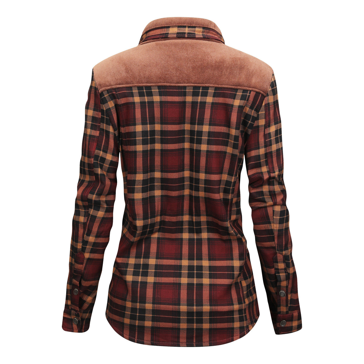 Fleece Lined Jacket - Men's Check Overshirt-Winterjacken-Chaps London-Chaps London