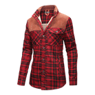 Fleece Lined Jacket - Men's Check Overshirt-Winterjacken-Chaps London-Chaps London