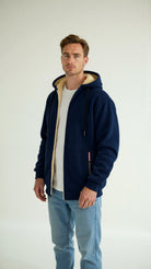 Fur Lined Hoodie - Warm - Zip-Up - Winter Hoodie - Men's Hoodie Jacket-Coats & Jackets-Chaps London-Chaps London