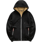 Fur Lined Hoodie - Warm - Zip-Up - Winter Hoodie - Men's Hoodie Jacket-Coats & Jackets-Chaps London-Chaps London