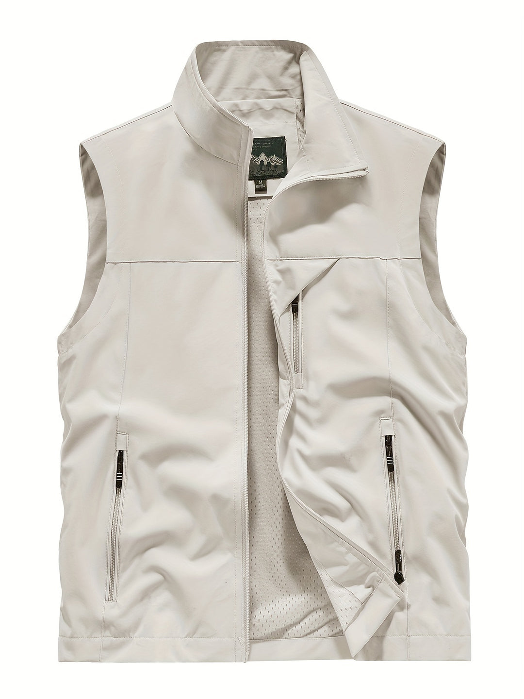 Gilet - Lightweight Sleeveless Outdoor Men's Gilet-Men's Vest-Chaps London-Beige-XS-Chaps London