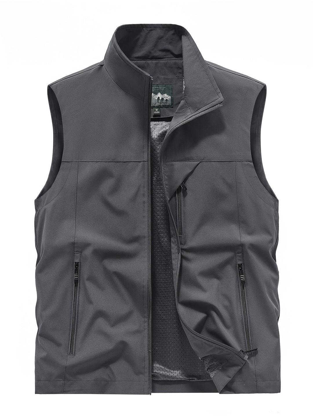 Gilet - Lightweight Sleeveless Outdoor Men's Gilet-Men's Vest-Chaps London-Gray-XS-Chaps London