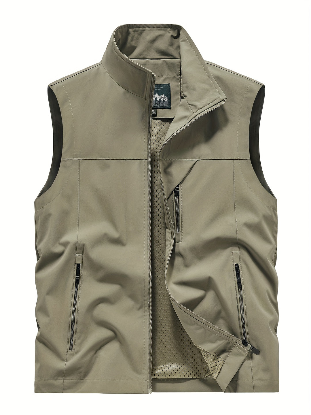 Gilet - Lightweight Sleeveless Outdoor Men's Gilet-Men's Vest-Chaps London-Khaki-XS-Chaps London