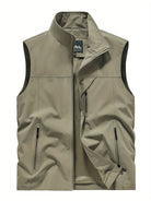 Gilet - Lightweight Sleeveless Outdoor Men's Gilet-Men's Vest-Chaps London-Khaki-XS-Chaps London
