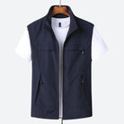 Gilet - Lightweight Zip Up Sleeveless Men's Gilet-Men’s Vest-Chaps London-Blue-S-Chaps London