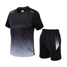 Gym Co Ord Set - Men's Quick Dry Two Piece-Outfit Sets-Chaps London-Grey-XS-Chaps London