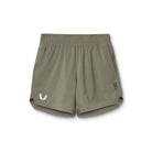 Gym Shorts - 2 in 1 Men's Sport Shorts-Sportbroek man-Chaps London-Army Green-S-Chaps London