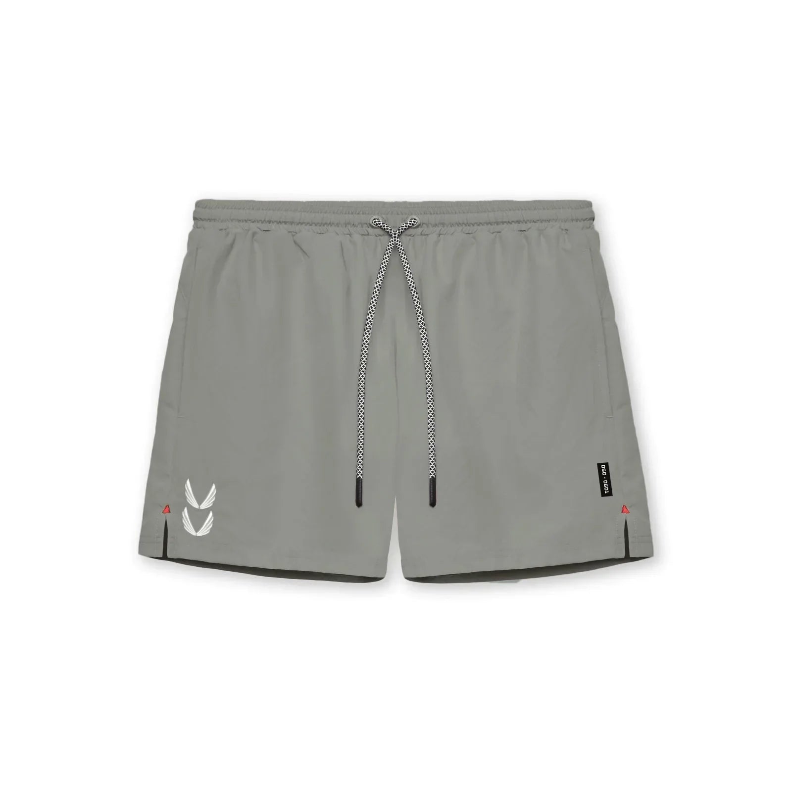 Gym Shorts - 2 in 1 Men's Sport Shorts-Sportbroek man-Chaps London-Gray-S-Chaps London