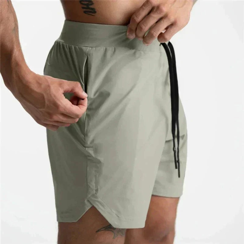 Gym Shorts - Lightweight Drawstring Men's Sport Shorts-Shorts-Chaps London-Chaps London