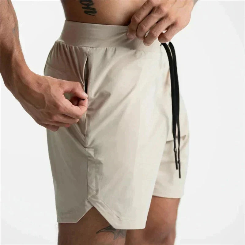 Gym Shorts - Lightweight Drawstring Men's Sport Shorts-Shorts-Chaps London-Chaps London