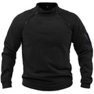 Half Zip Fleece Jumper - Warm Outdoor Men's Fleece-Trui man-Chaps London-Black-S-Chaps London