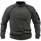 Half Zip Fleece Jumper - Warm Outdoor Men's Fleece-Trui man-Chaps London-Dark Gray-S-Chaps London