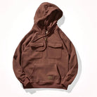 Half Zip Hoodie - Pullover - Kangaroo Pocket - Cargo Hoodie - Men's Hoodie-Hoodie-Chaps London-Chaps London