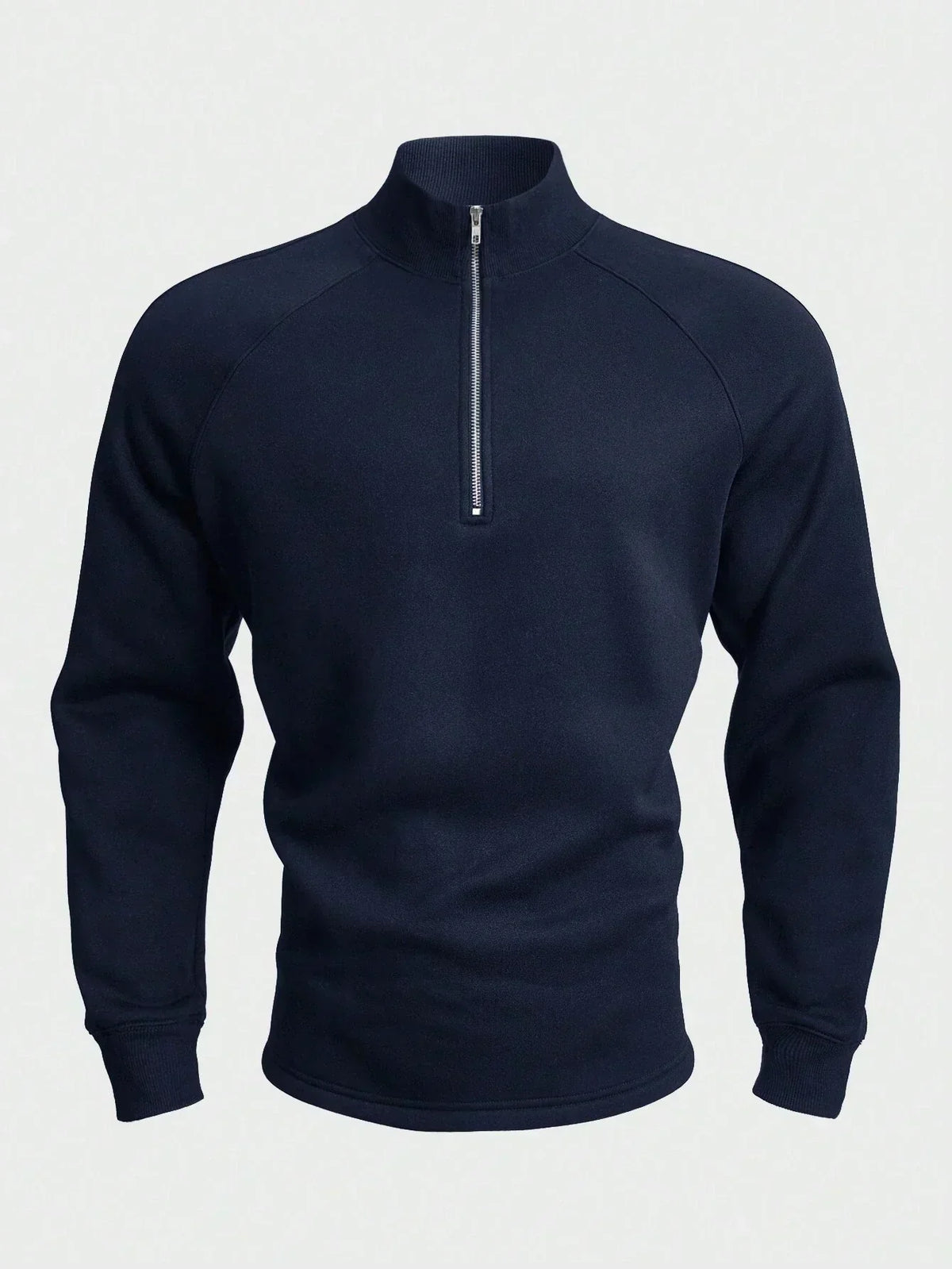 Half Zip Sweatshirt - Men's Warm Winter Pullover-Men's Half-Zip Sweater-Chaps London-Chaps London