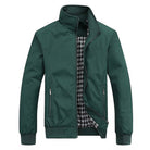 Harrington Jacket - Zip Up Men's Windbreaker Jacket-Men's Harrington Jacket-Chaps London-Green-S-Chaps London