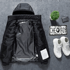 Heated Puffer Jacket - Hooded Men's Winter Jacket-Men’s Heated Winter Jacket-Chaps London-Chaps London