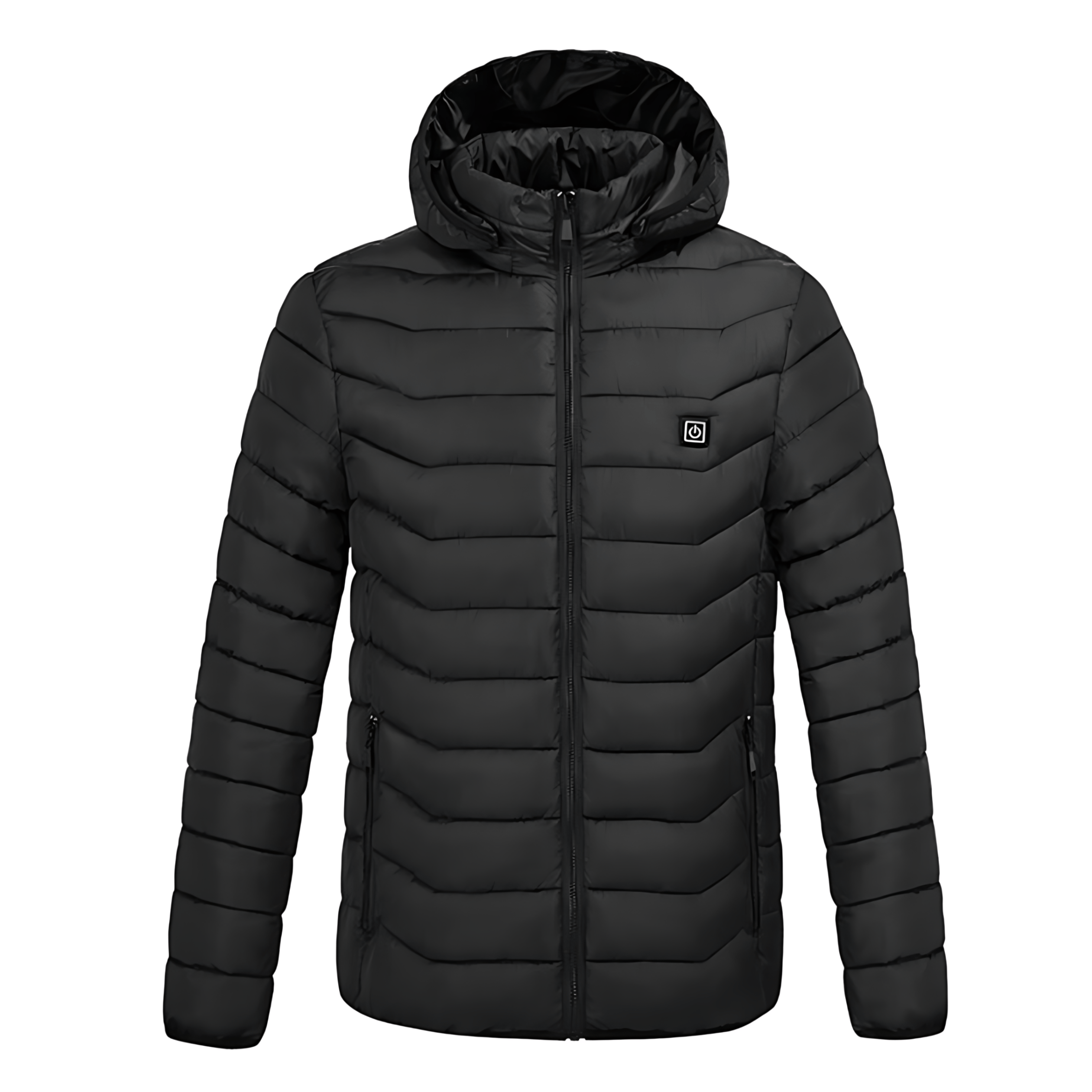 Heated Puffer Jacket - Hooded Men's Winter Jacket-Men’s Heated Winter Jacket-Chaps London-Chaps London
