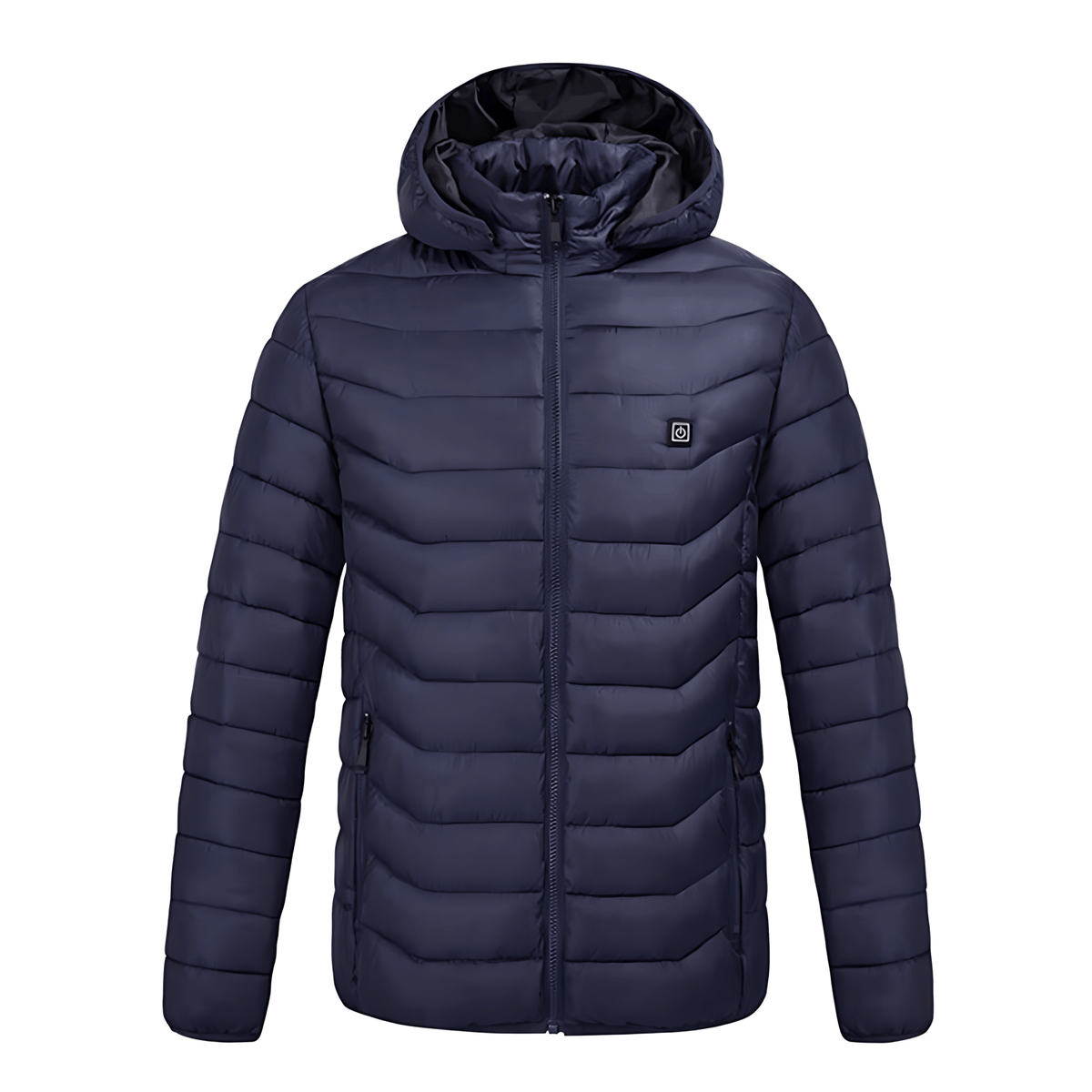 Heated Puffer Jacket - Hooded Men's Winter Jacket-Men’s Heated Winter Jacket-Chaps London-Chaps London