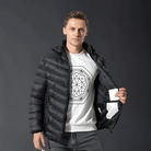 Heated Puffer Jacket - Hooded Men's Winter Jacket-Men’s Heated Winter Jacket-Chaps London-Chaps London