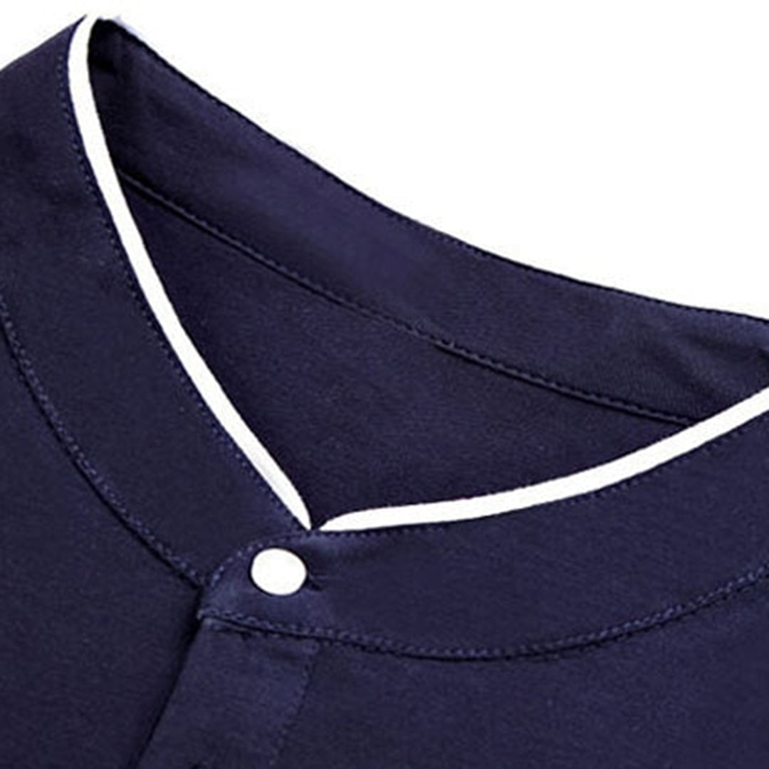 Henley Shirt - Men's Long Sleeve Slim Fit-Fashion Men Shirt Henley All-year-Chaps London-Chaps London