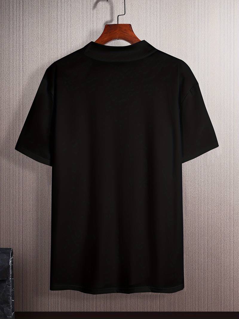 High Neck T-Shirt | Short Sleeve | Turtleneck | Men's T-Shirt | Men's Clothing-Chaps London-Chaps London