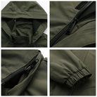 Hooded Windbreaker - Men's Waterproof Outdoor Jacket-Fashion Men Jacket Bomber Fall-Chaps London-Chaps London