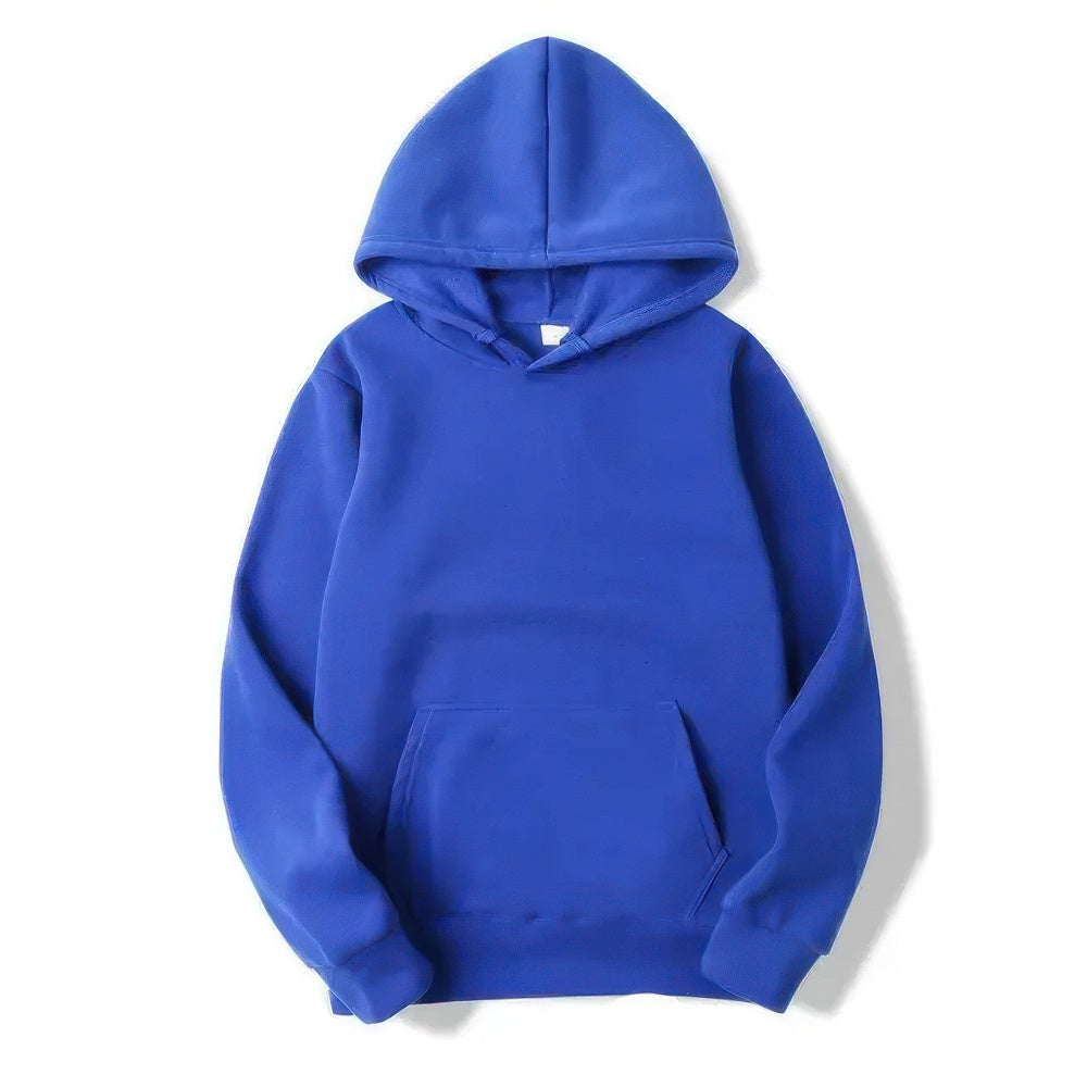 Hoodie - Warm Kangaroo Pocket Pullover Hoodie for Men and Women-Hoodies-Chaps London-Blue-S-Chaps London