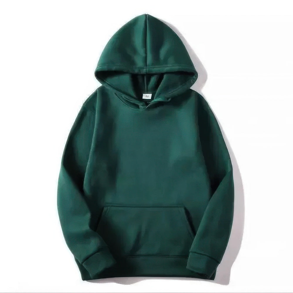 Hoodie - Warm Kangaroo Pocket Pullover Hoodie for Men and Women-Hoodies-Chaps London-Green-S-Chaps London