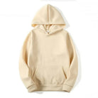 Hoodie - Warm Kangaroo Pocket Pullover Hoodie for Men and Women-Hoodies-Chaps London-Khaki-S-Chaps London