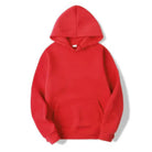 Hoodie - Warm Kangaroo Pocket Pullover Hoodie for Men and Women-Hoodies-Chaps London-Red-S-Chaps London