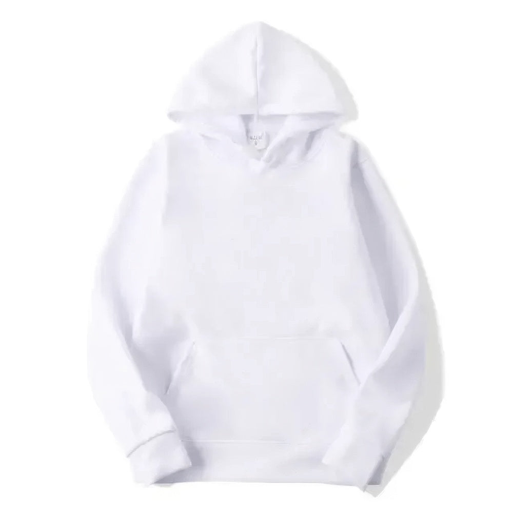 Hoodie - Warm Kangaroo Pocket Pullover Hoodie for Men and Women-Hoodies-Chaps London-White-S-Chaps London