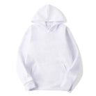 Hoodie - Warm Kangaroo Pocket Pullover Hoodie for Men and Women-Hoodies-Chaps London-White-S-Chaps London
