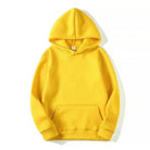 Hoodie - Warm Kangaroo Pocket Pullover Hoodie for Men and Women-Hoodies-Chaps London-Yellow-S-Chaps London