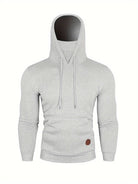 Hoodie with Face Mask - Pullover Pocket Men's Hoodie-Trui man-Chaps London-Chaps London