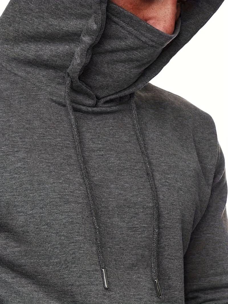 Hoodie with Face Mask - Pullover Pocket Men's Hoodie-Trui man-Chaps London-Chaps London