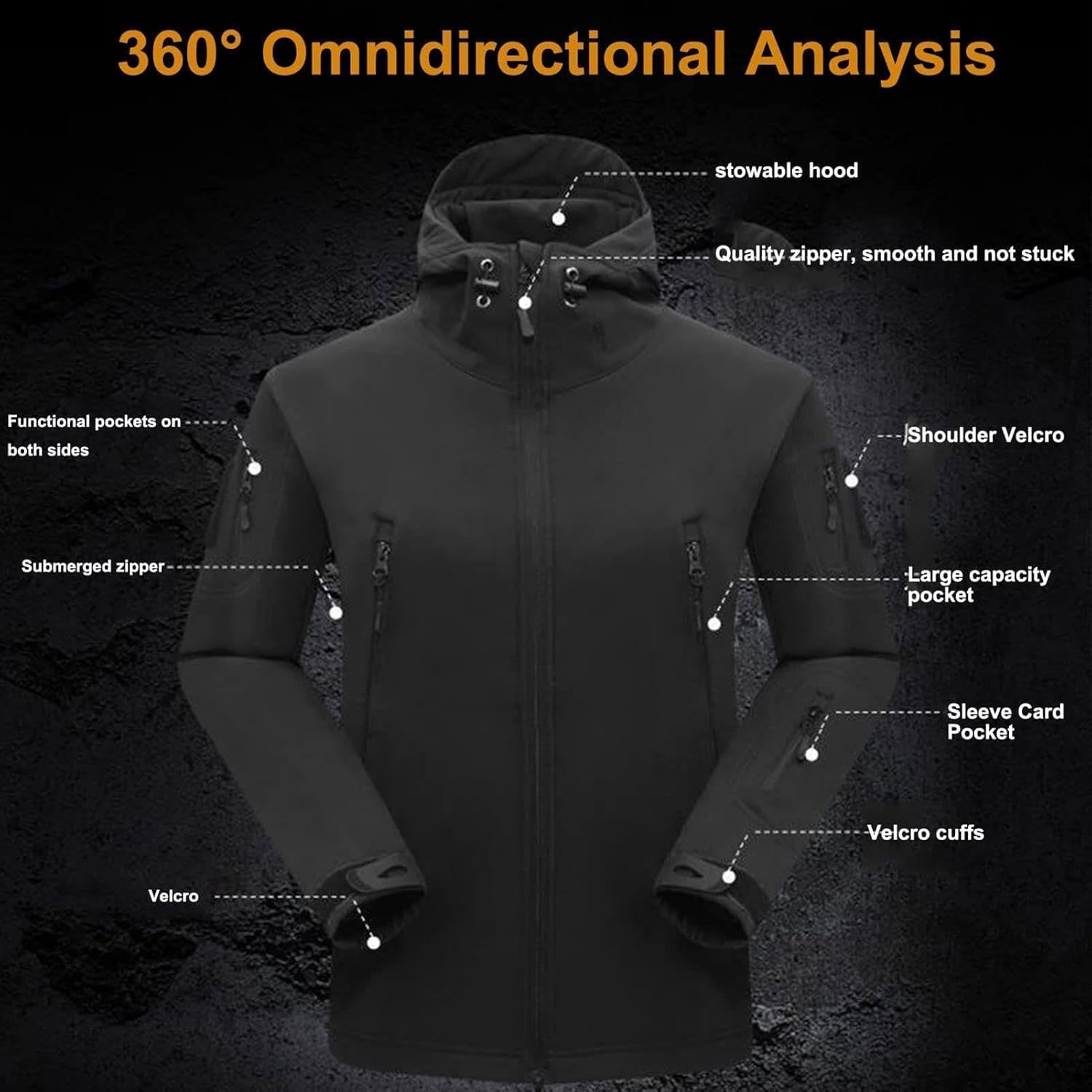 Jacket and Pants Set - Men's Tactical Outdoor Jacket and Cargo Pants-Men’s Tracksuit Set-Chaps London-Chaps London