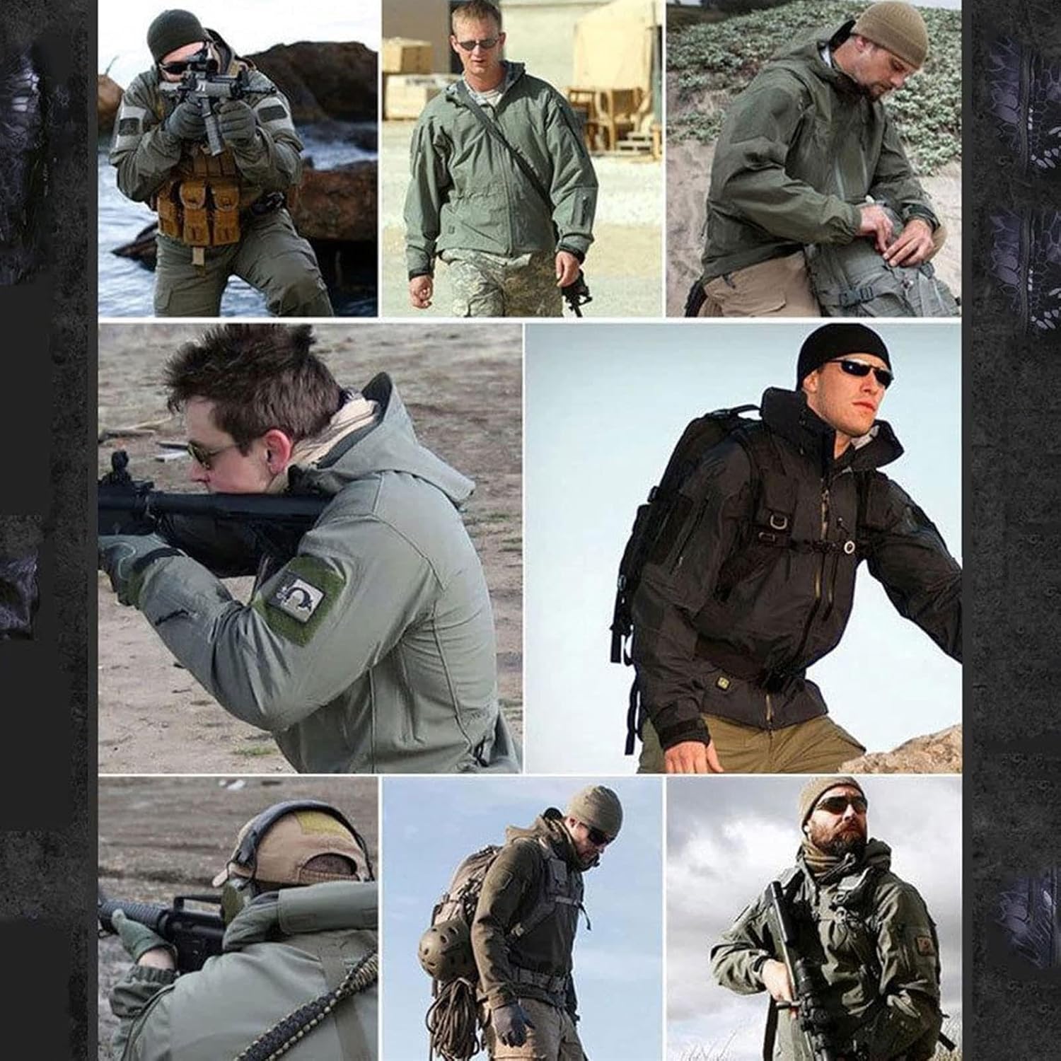 Jacket and Pants Set - Men's Tactical Outdoor Jacket and Cargo Pants-Men’s Tracksuit Set-Chaps London-Chaps London