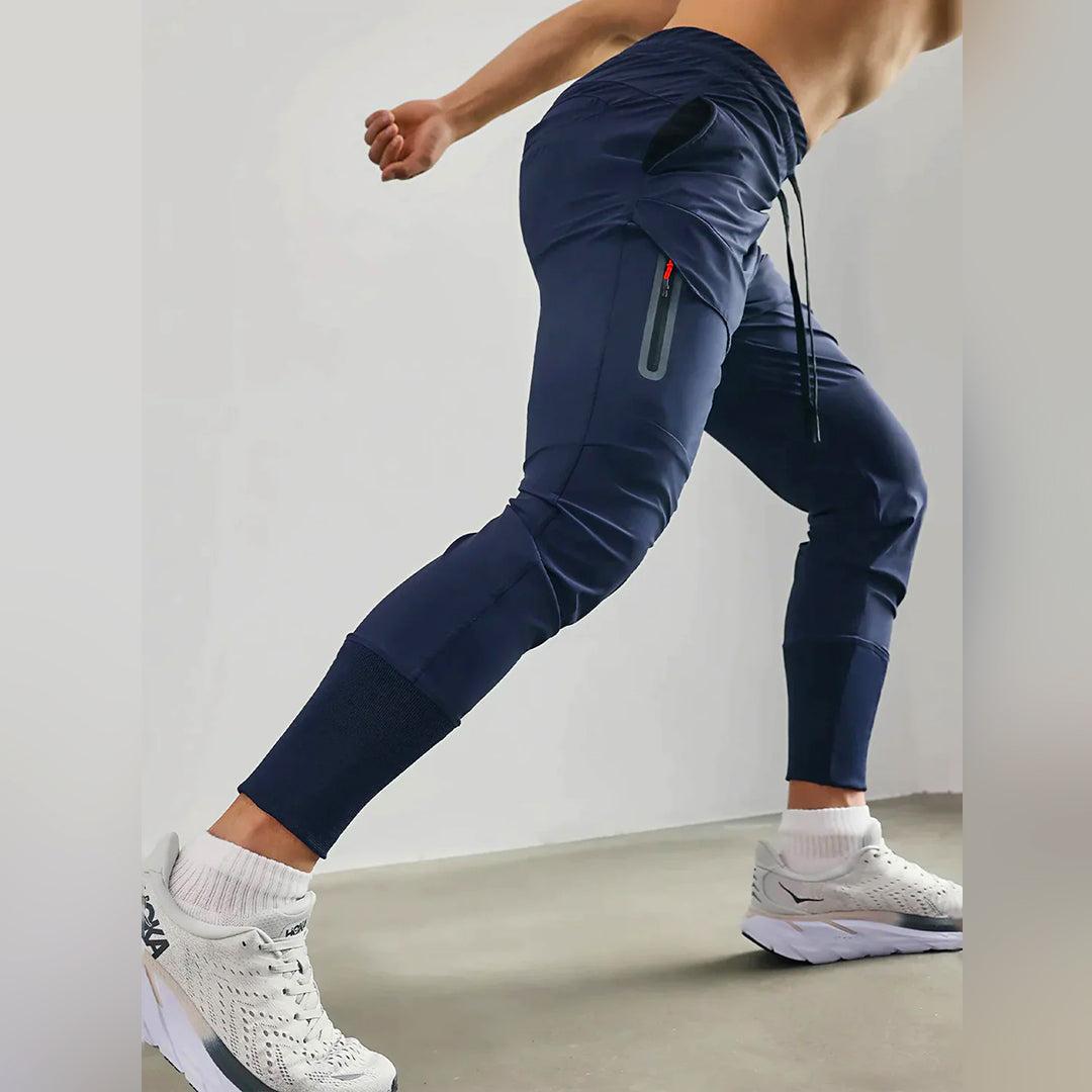 Joggers - Men's Lightweight Elastic Waist Activewear-Fashion Men Joggers All-year-Chaps London-Chaps London