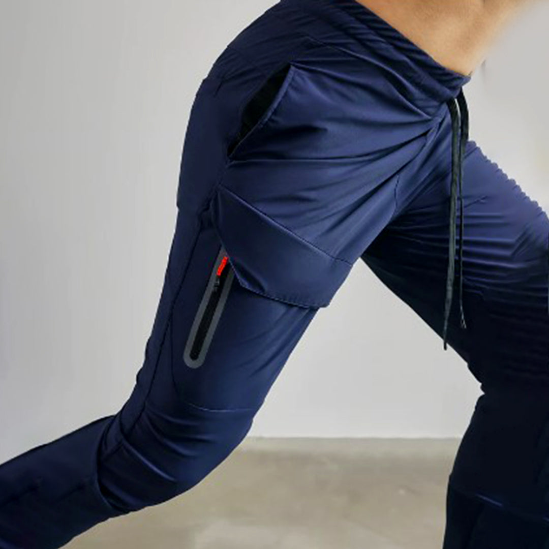 Joggers - Men's Lightweight Elastic Waist Activewear-Fashion Men Joggers All-year-Chaps London-Chaps London