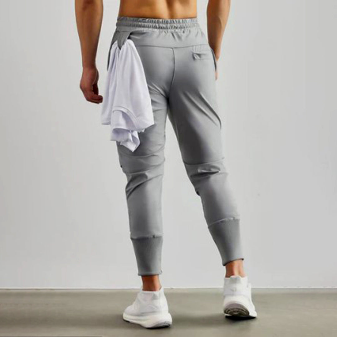 Joggers - Men's Lightweight Elastic Waist Activewear-Fashion Men Joggers All-year-Chaps London-Chaps London
