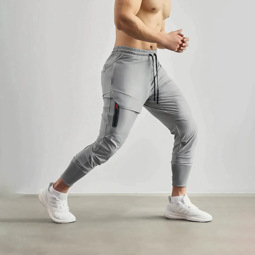 Joggers - Men's Lightweight Elastic Waist Activewear-Fashion Men Joggers All-year-Chaps London-Chaps London