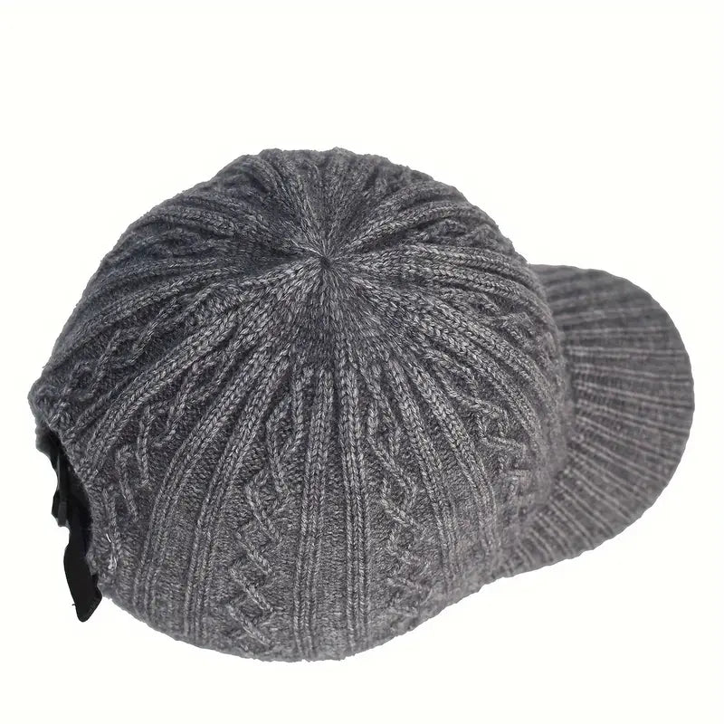 Knitted Hat - Adjustable Unisex Men's Cap-Beanies-Chaps London-Chaps London