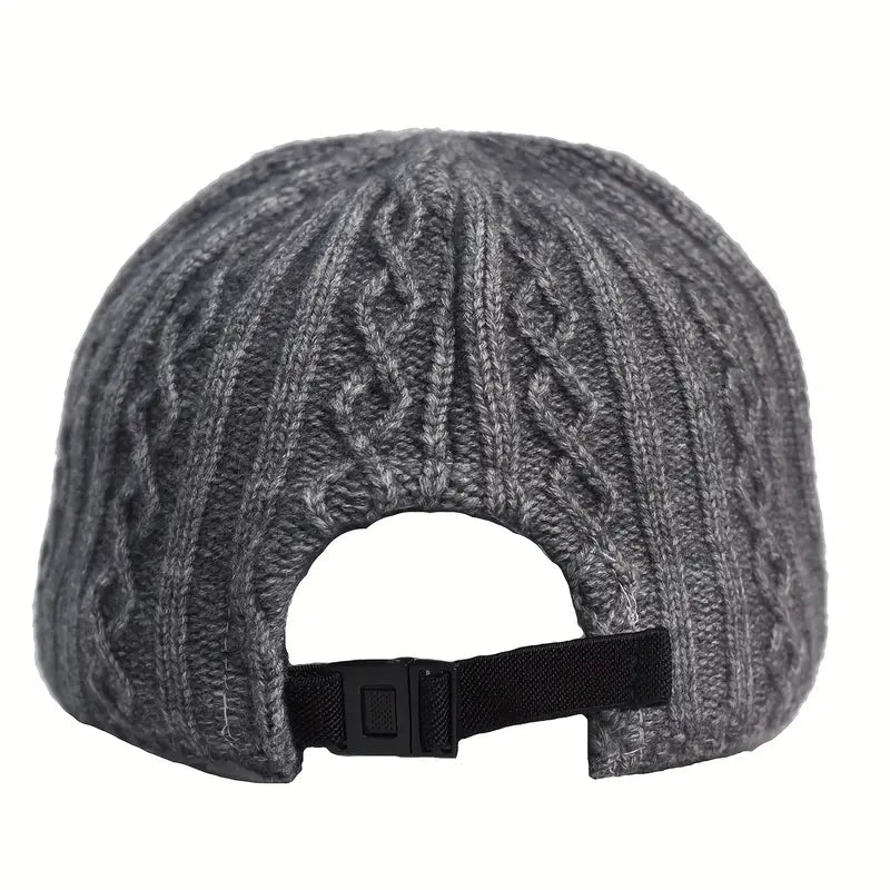 Knitted Hat - Adjustable Unisex Men's Cap-Beanies-Chaps London-Chaps London