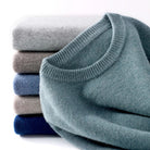 Knitted Jumper - Warm Round Neck Men's Pullover-Trui man-Chaps London-Chaps London