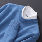 Knitted Sweater - Men's Plain Crew Neck Knitted Jumper for Winter-Men's Sweater-Chaps London-Chaps London