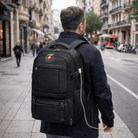 Laptop Travel Rucksack | Insulated Food Compartment | USB Port | 50L-Backpack-Chaps London-Chaps London